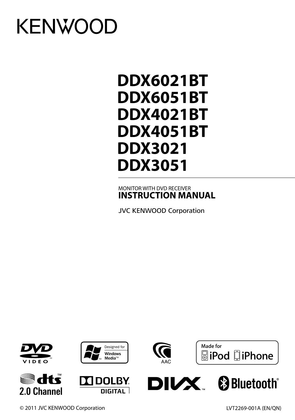 Ddx6021bt Ddx6051bt Ddx4021bt Ddx4051bt Ddx3021 Ddx3051