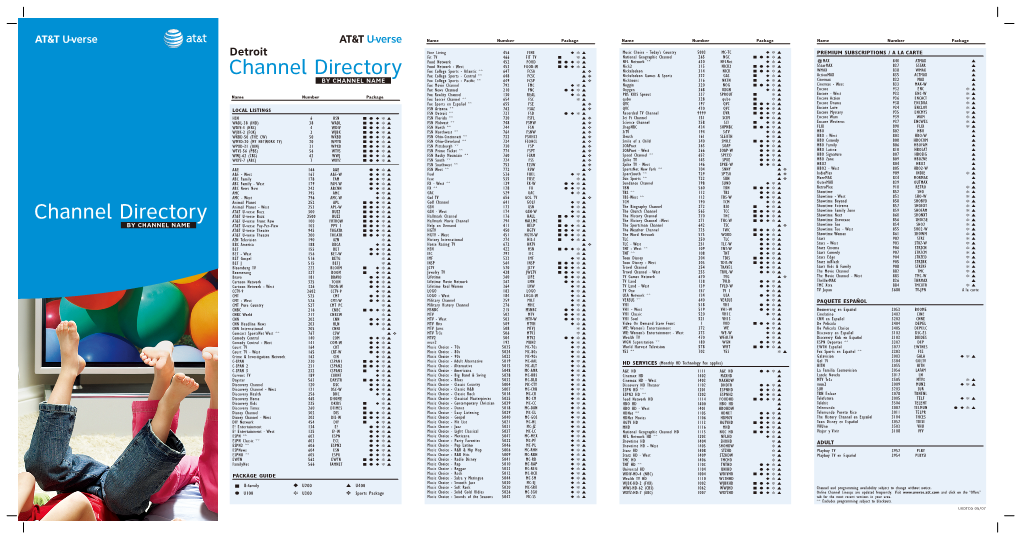 Channel Directory Channel Directory