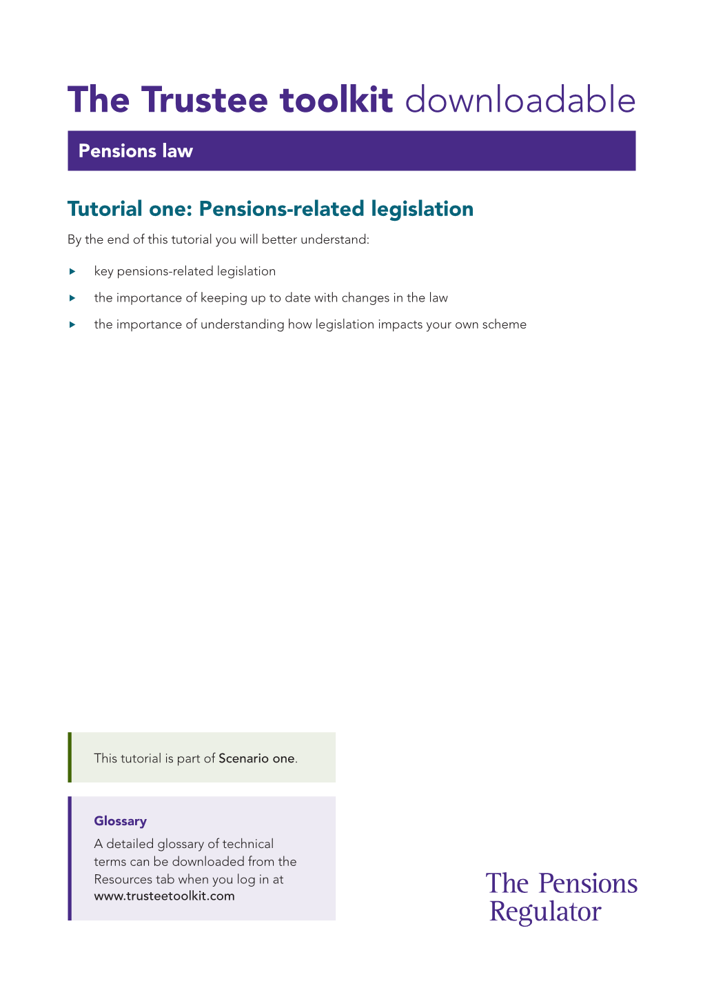 The Trustee Toolkit Downloadable