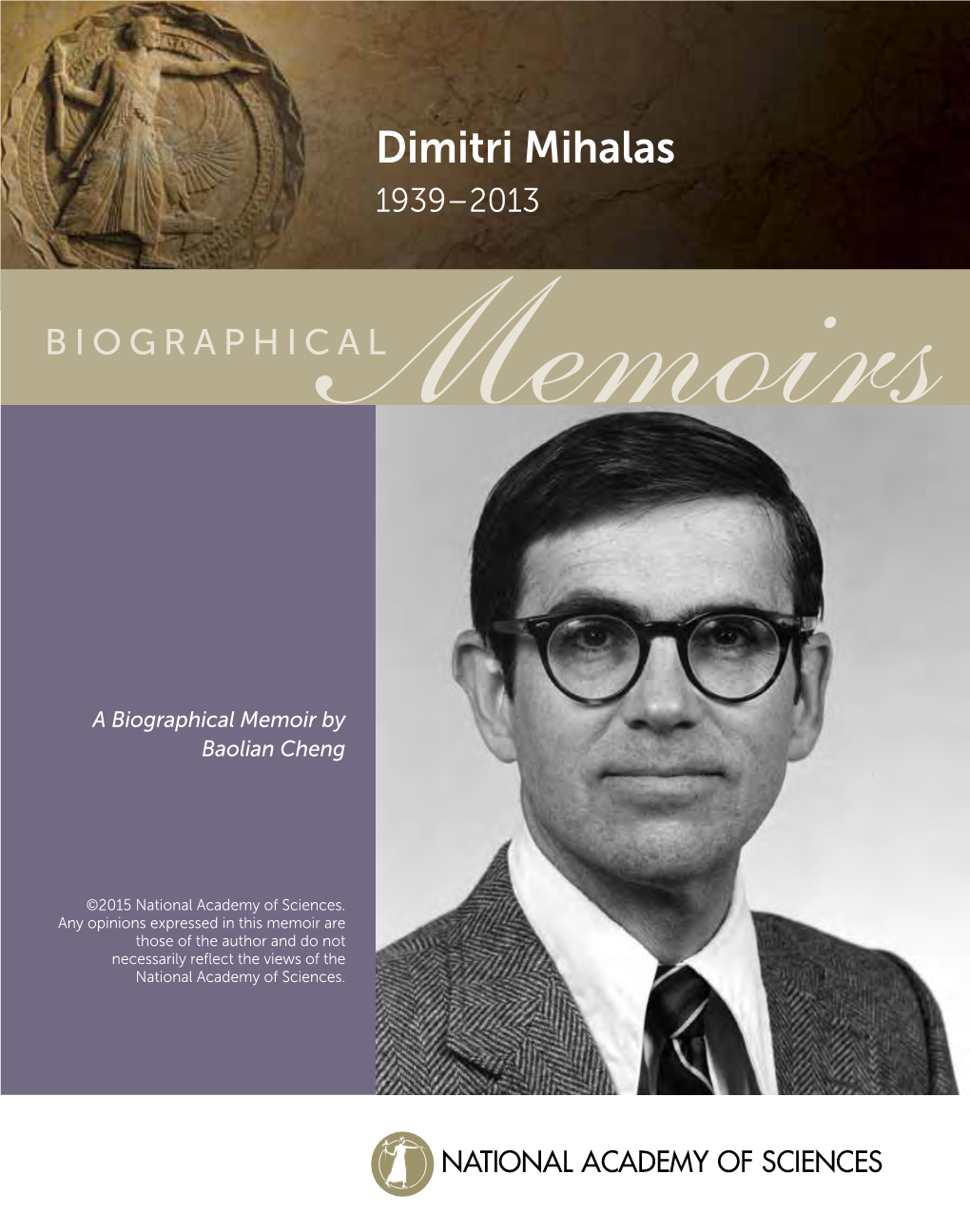 Dimitri Mihalas 1939–2013