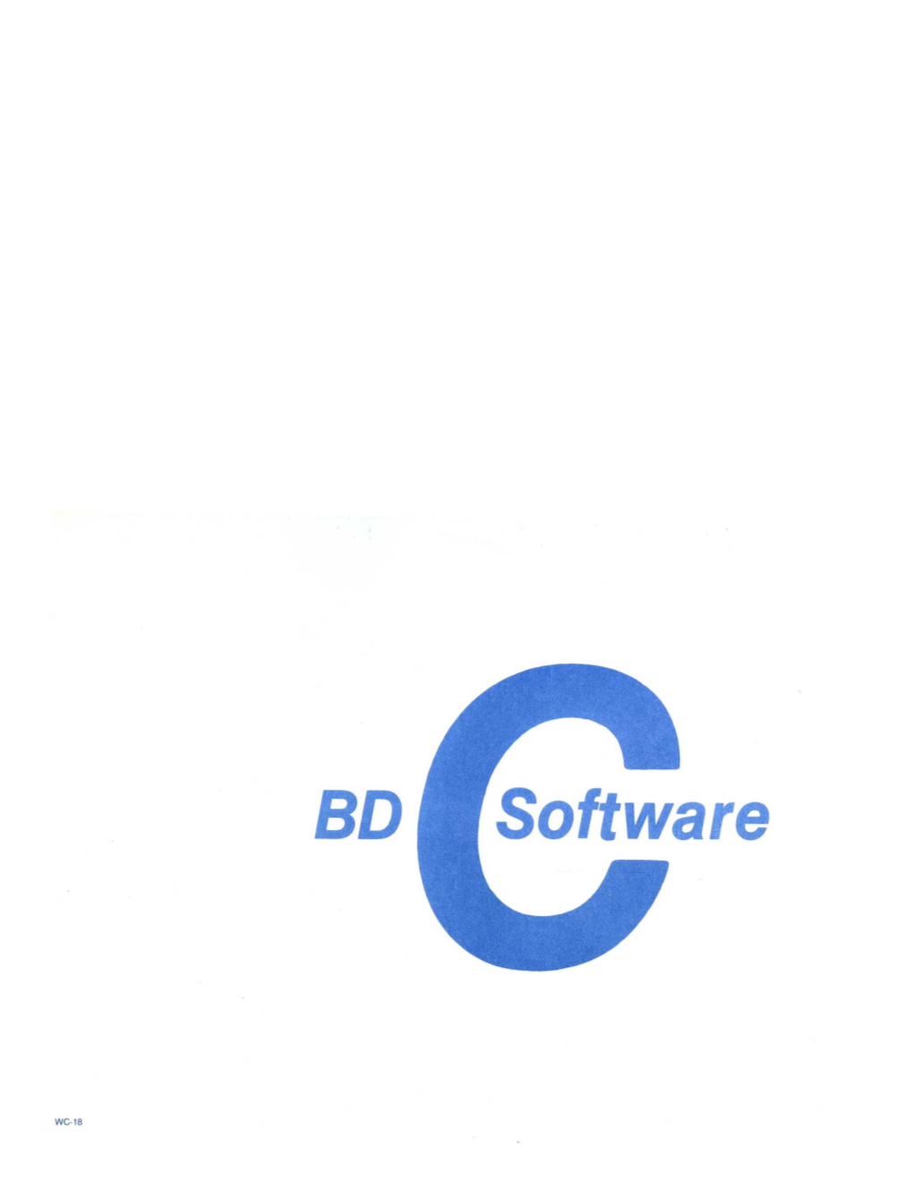 WC·18 BD Software C C Compiler Vl.S User's Guide
