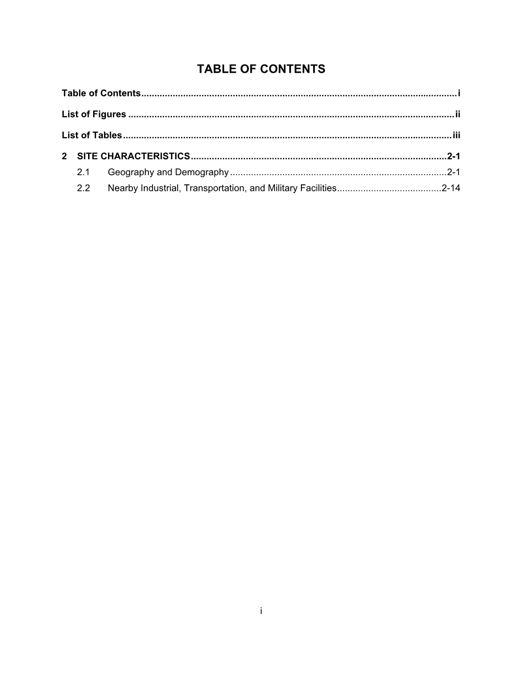 PSEG ESP Phase B Chapter 02 Site Charac-Sec 2.1-2.2 Geography-Demography-Potential Hazards