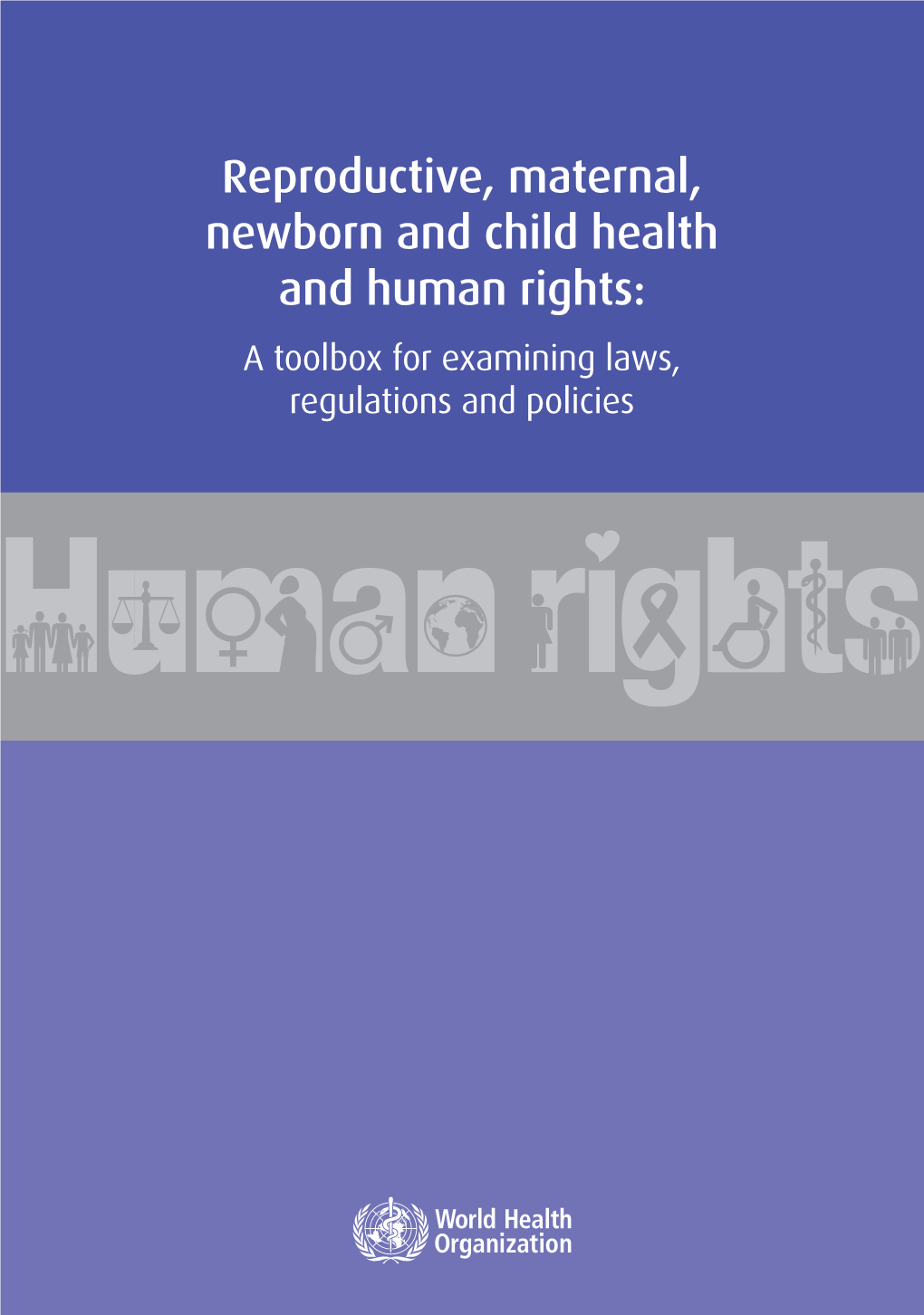 Reproductive, Maternal, Newborn and Child Health and Human Rights: a Toolbox for Examining Laws, Regulations and Policies