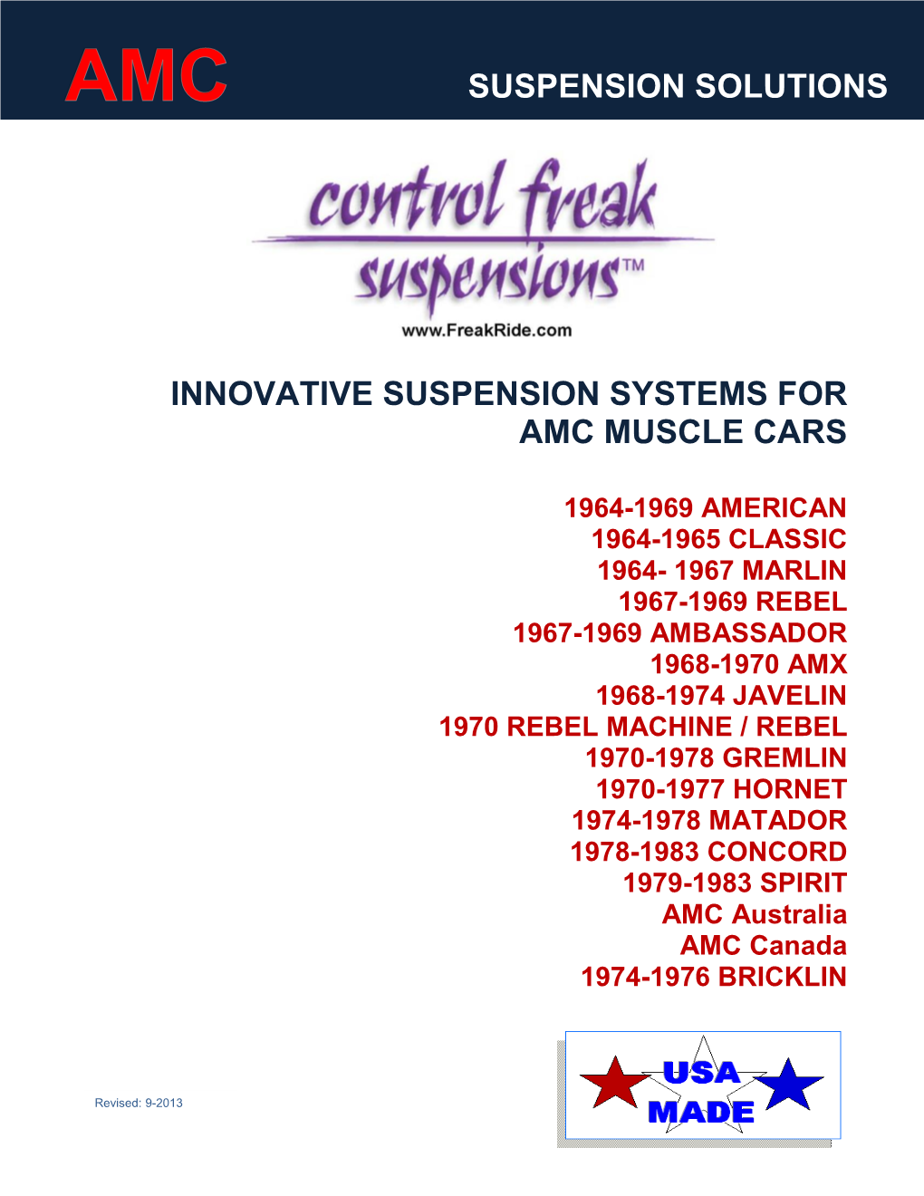 Innovative Suspension Systems for Amc Muscle Cars