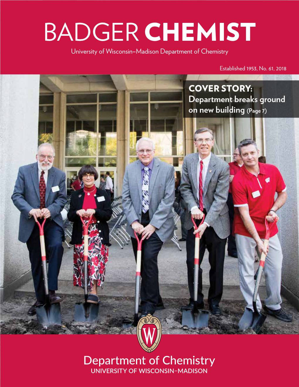 BADGER CHEMIST University of Wisconsin–Madison Department of Chemistry