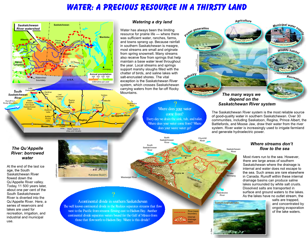The Qu'appelle River: Borrowed Water the Many Ways We Depend on The