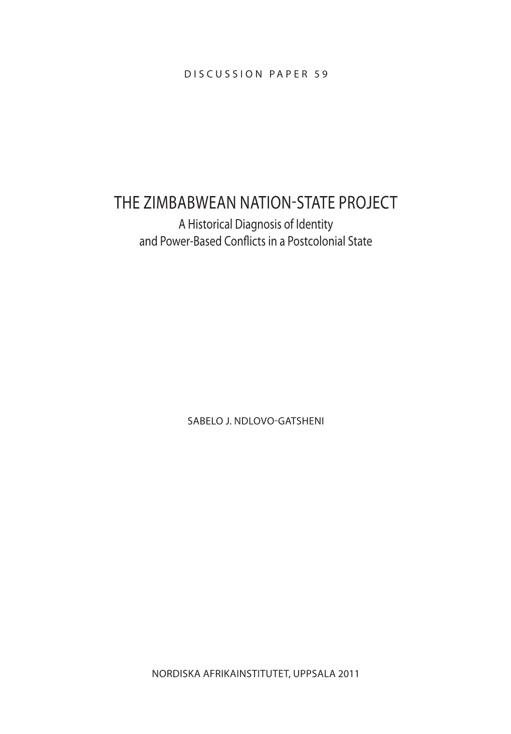 The Zimbabwean Nation-State Project