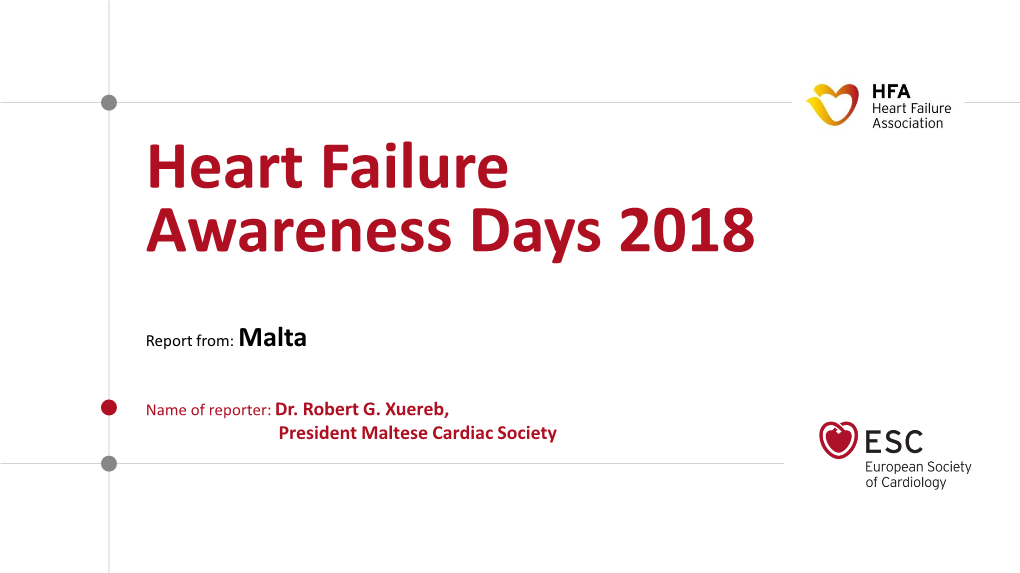 Heart Failure Awareness Days 2018