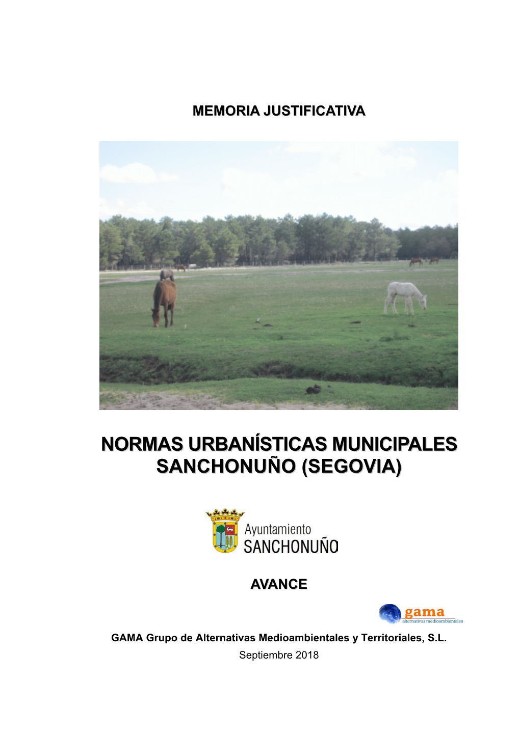 Normas Urbanísticas Municipales Sanchonuño (Segovia)