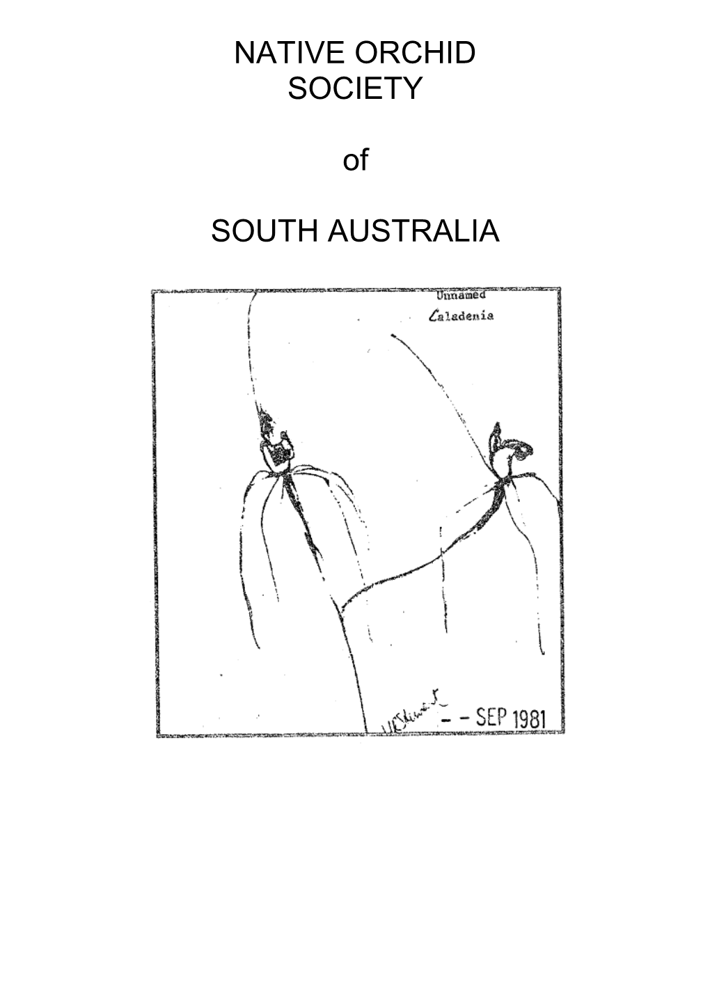 Native Orchid Society of South Australia