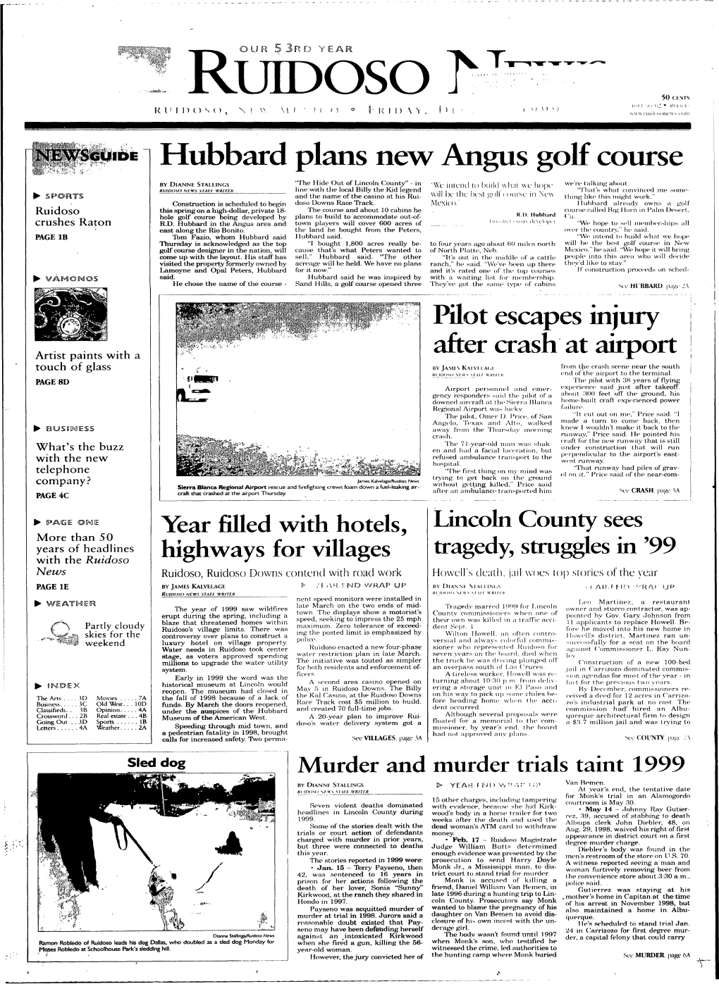 Hubbard Plans New Angus Golf Course