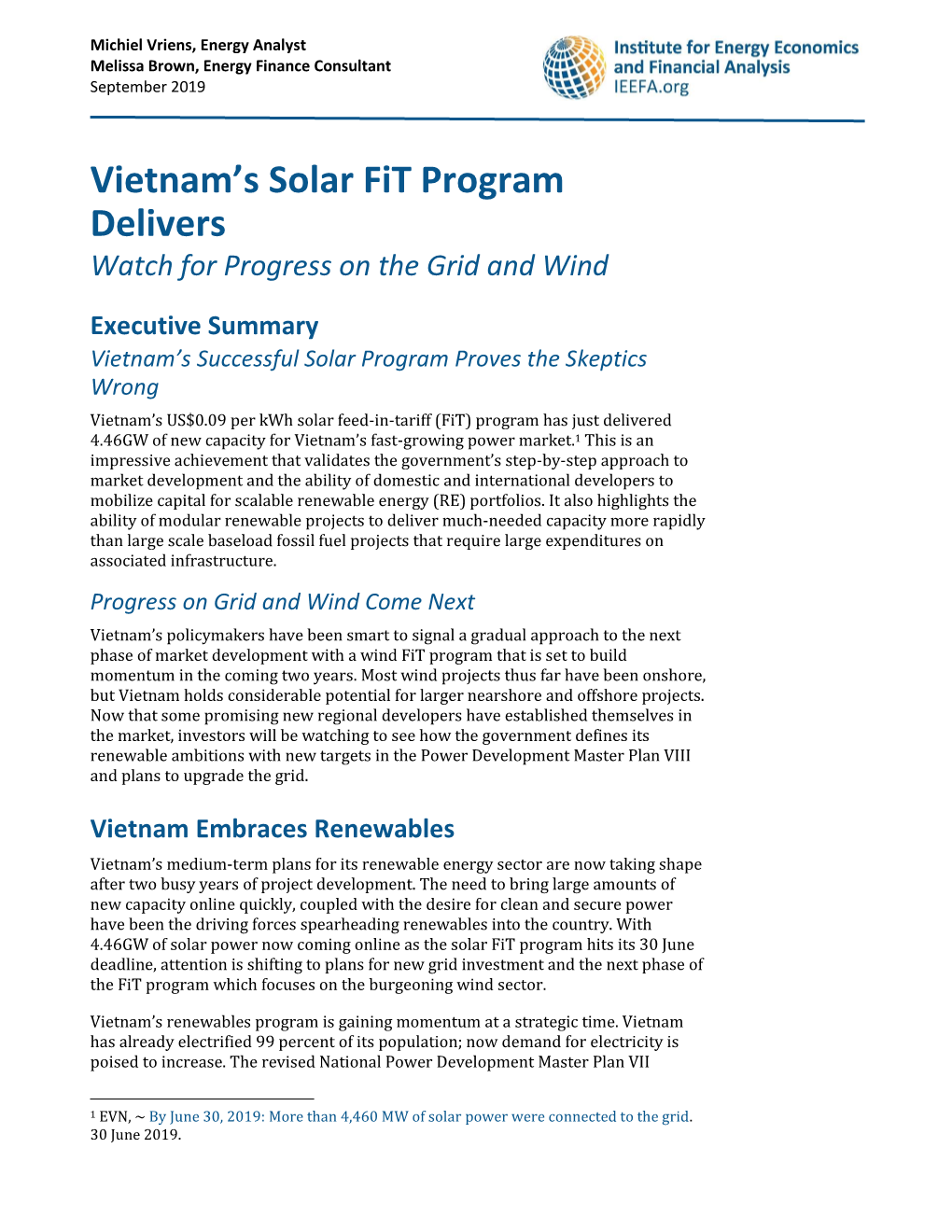Vietnam's Solar Fit Program Delivers