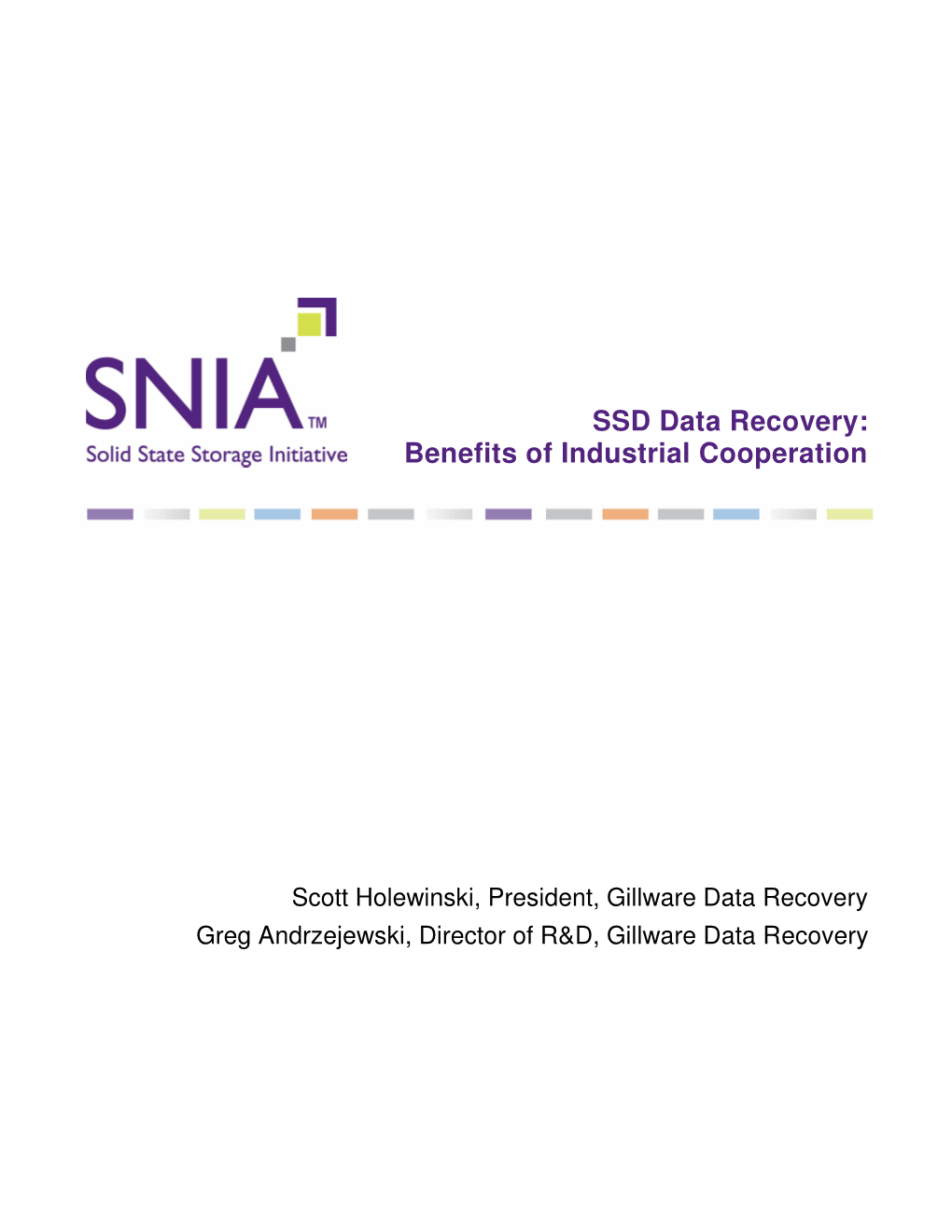 SSD Data Recovery : Benefits of Industrial Cooperation
