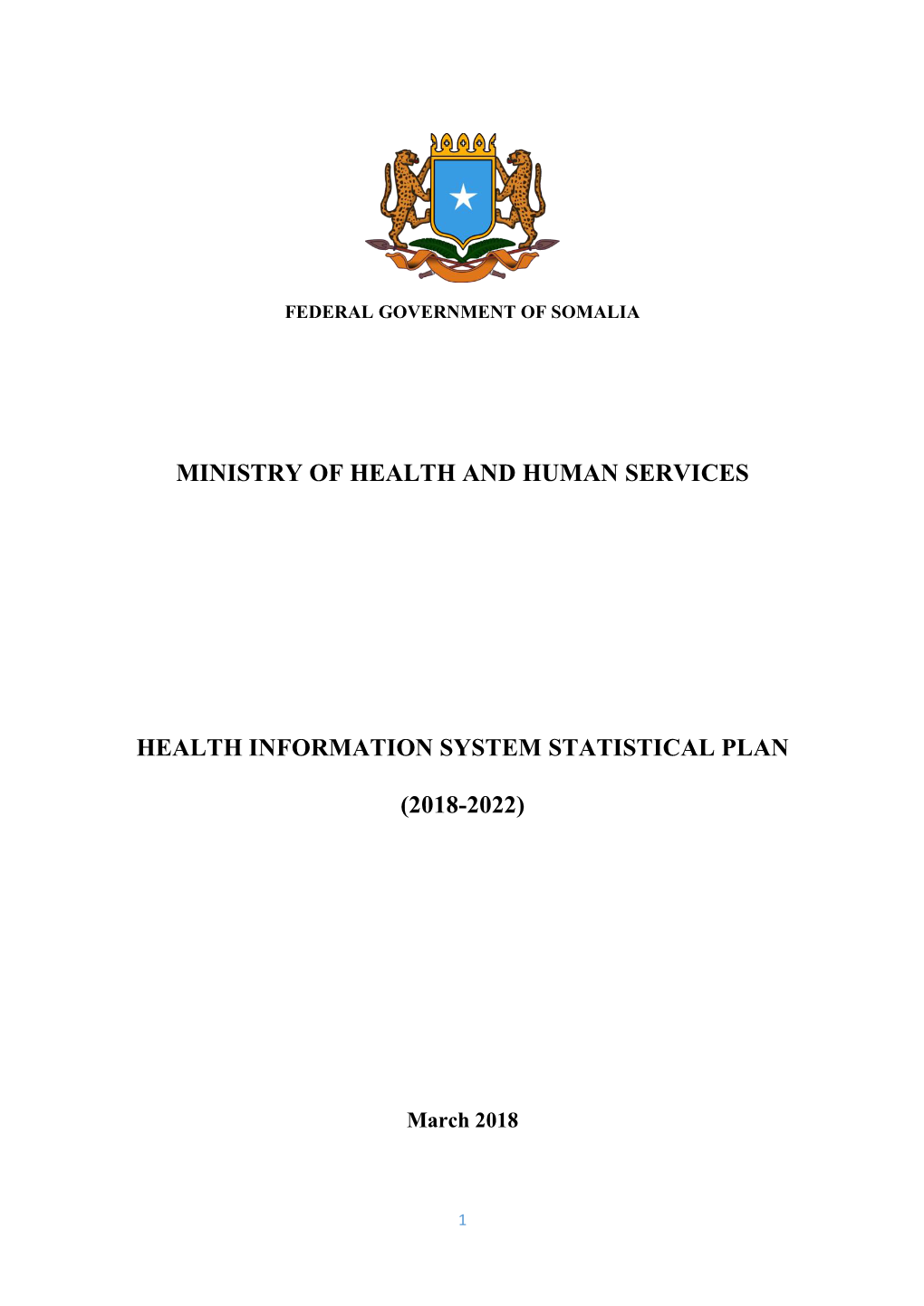 Health Information System Strategic Plan (HISSP)