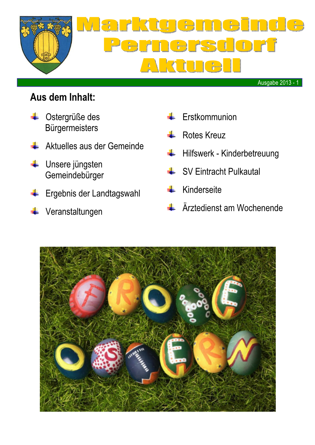 Gemeindezeitung Ostern 2013 Druckversion