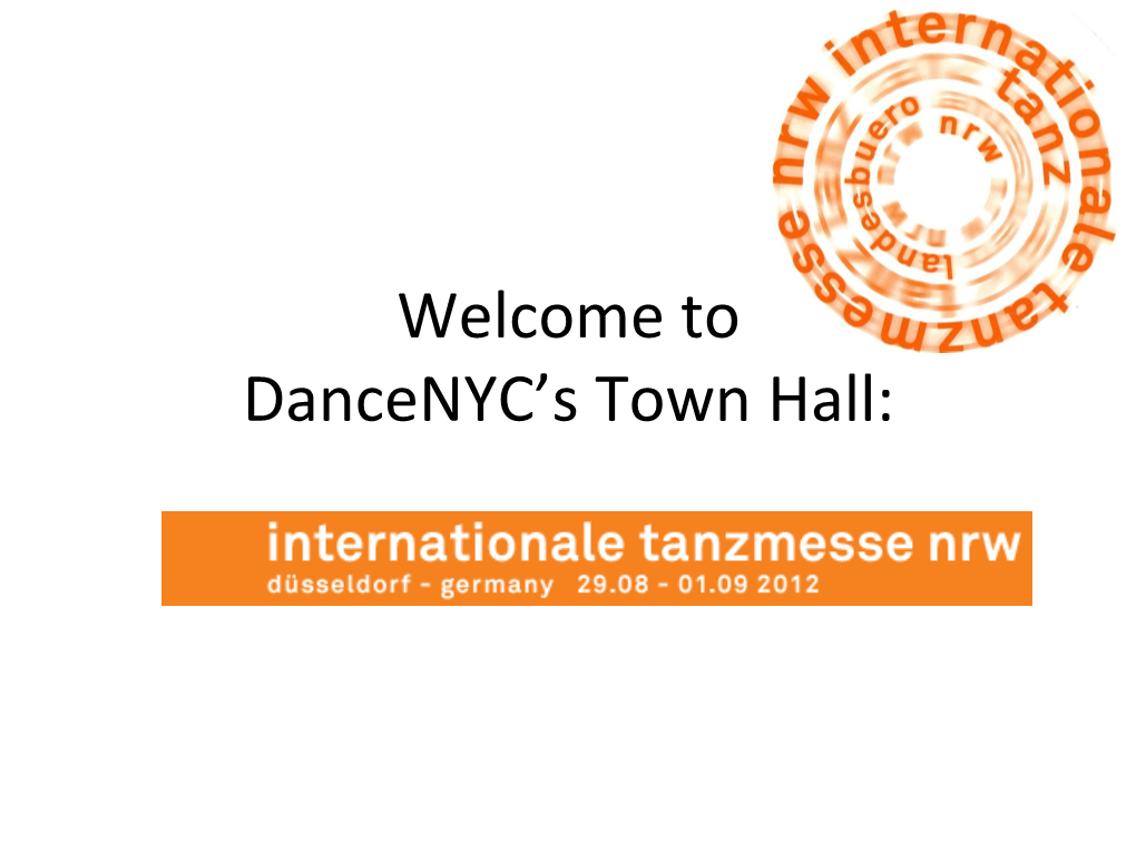 What Is the Internationale Tanzmesse Nrw?