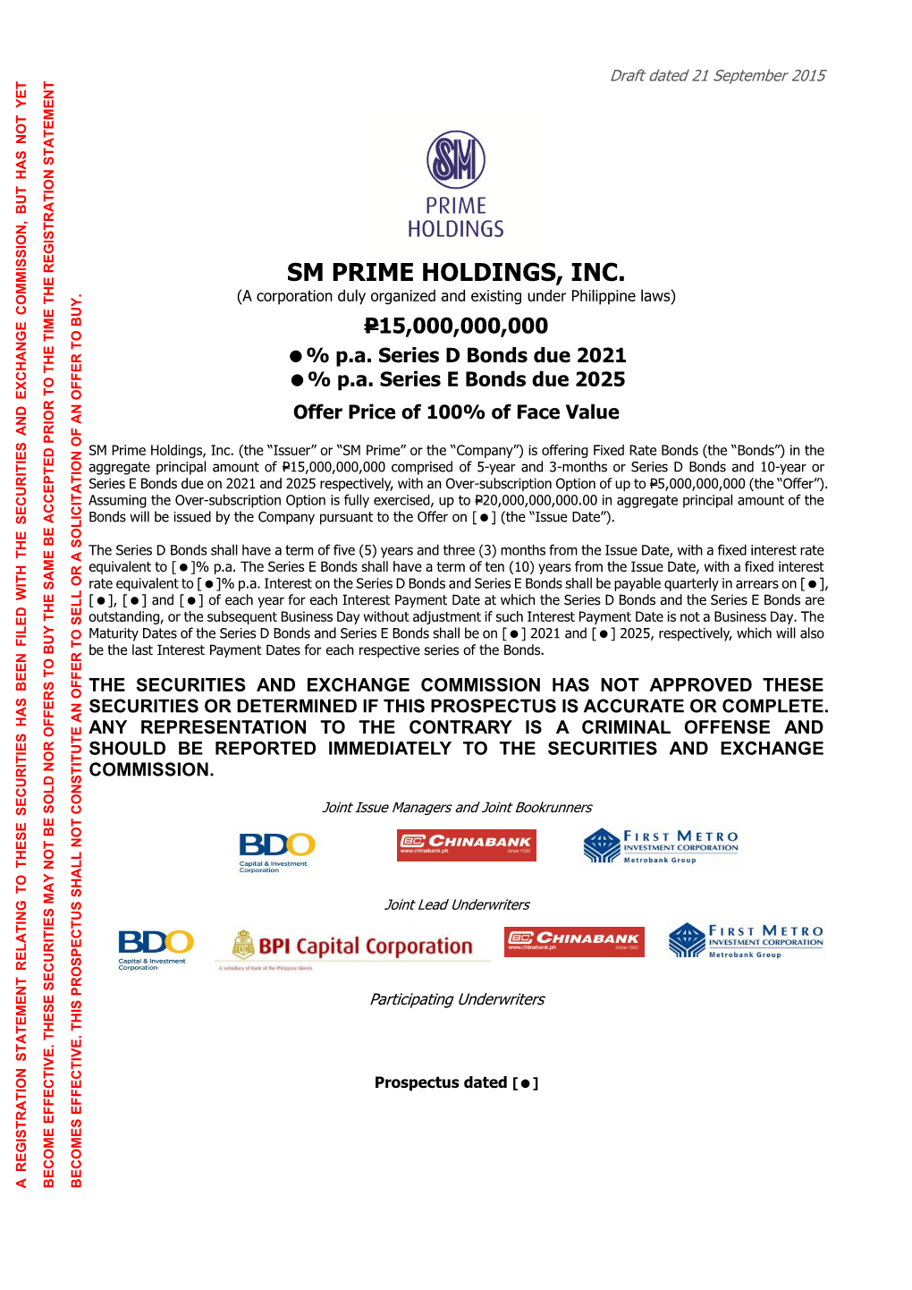 Sm Prime Holdings, Inc