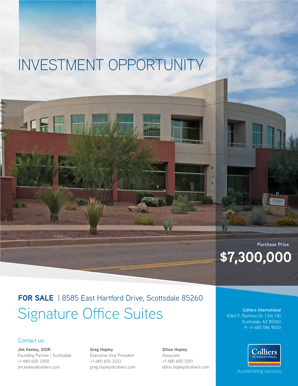 Signature Office Suites INVESTMENT OPPORTUNITY