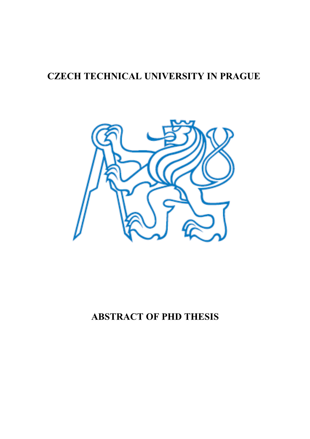 Czech Technical University in Prague