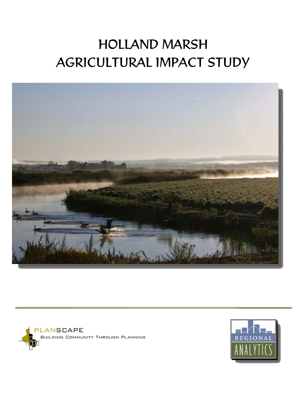 Holland Marsh Agricultural Impact Study