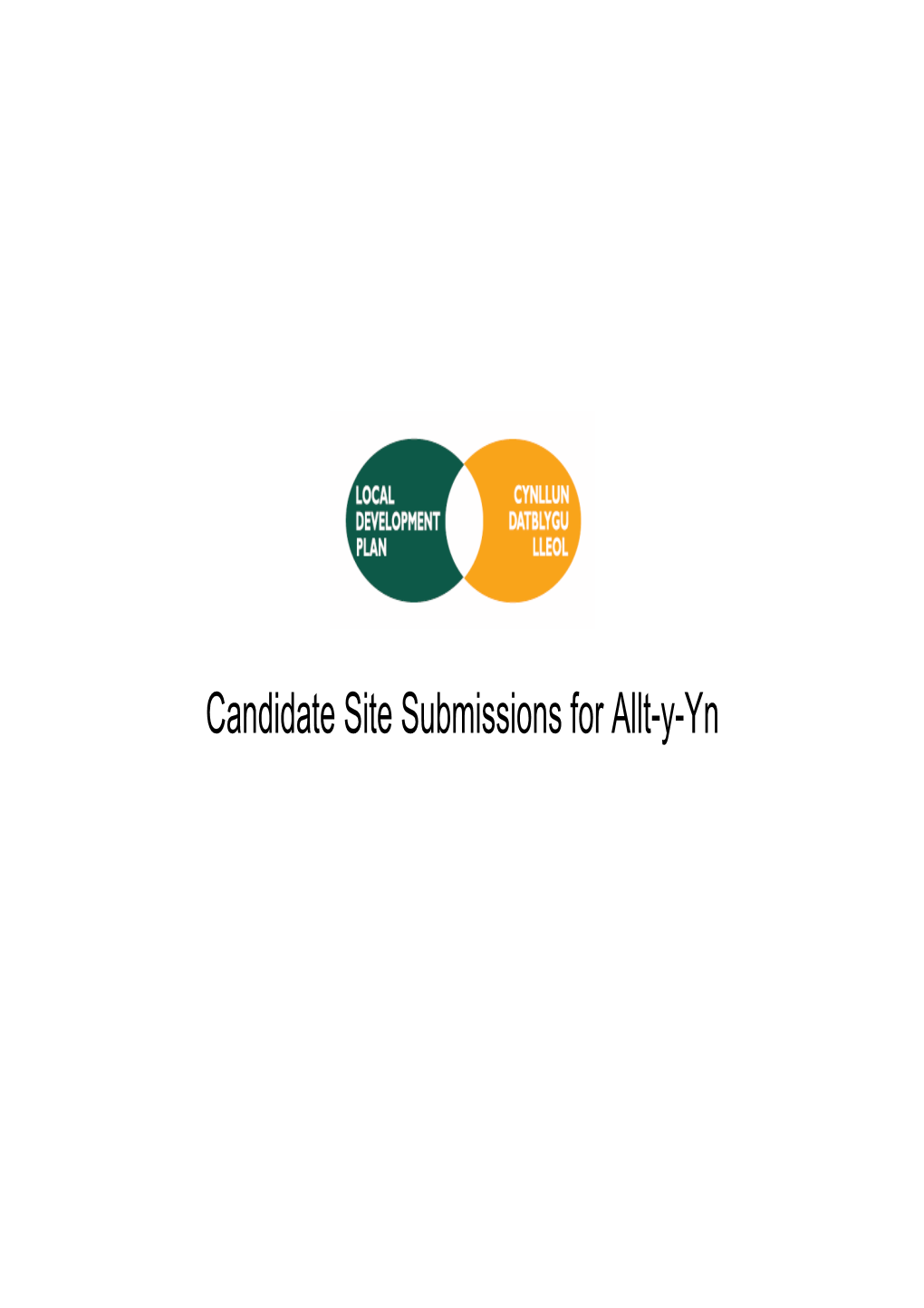 Candidate Site Register