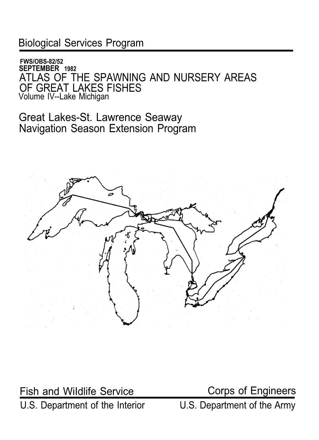 GREAT LAKES FISHES Volume IV--Lake Michigan Great Lakes-St