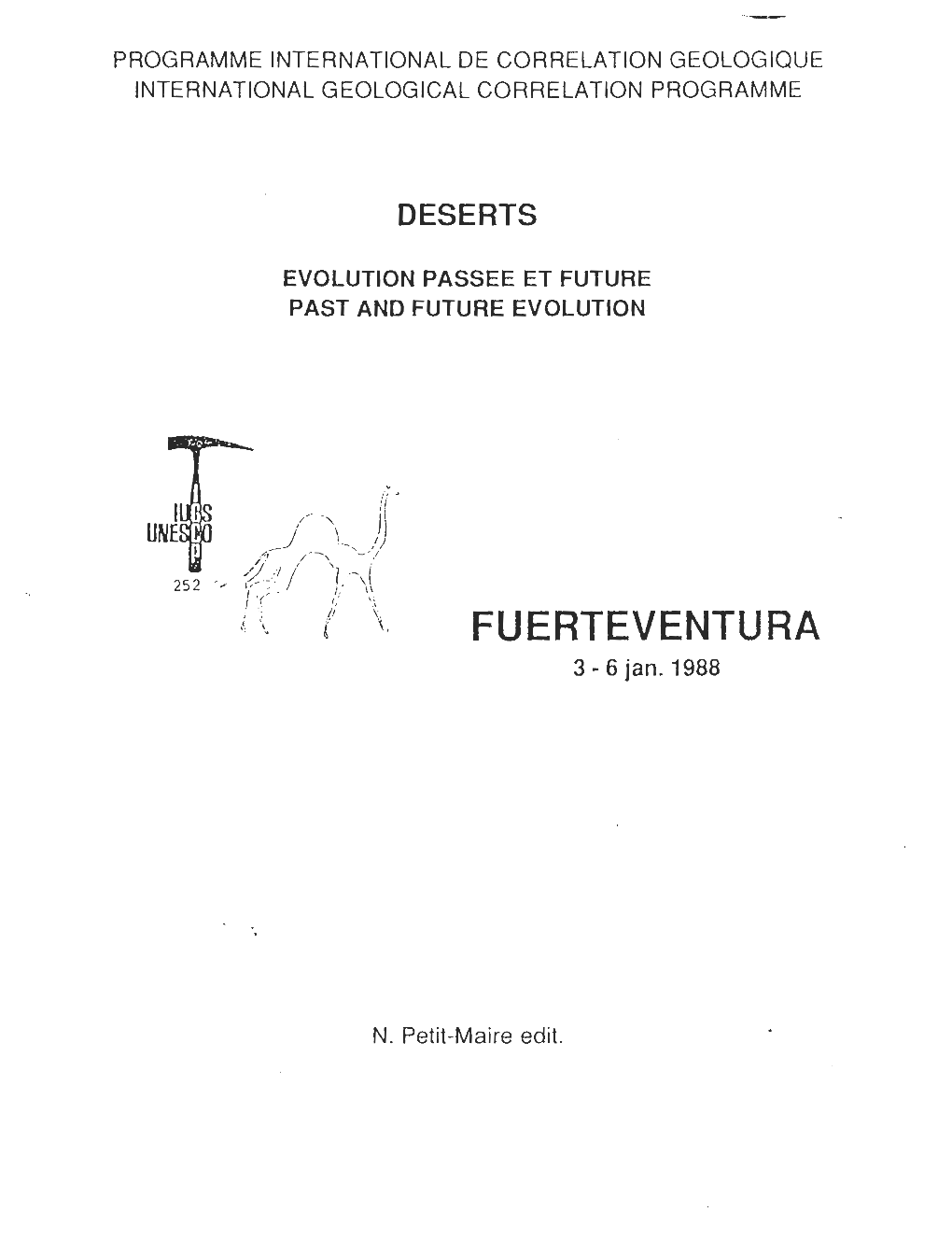 The Archaeological Site of "Cueva De Villaverde" (Fuerteventura)