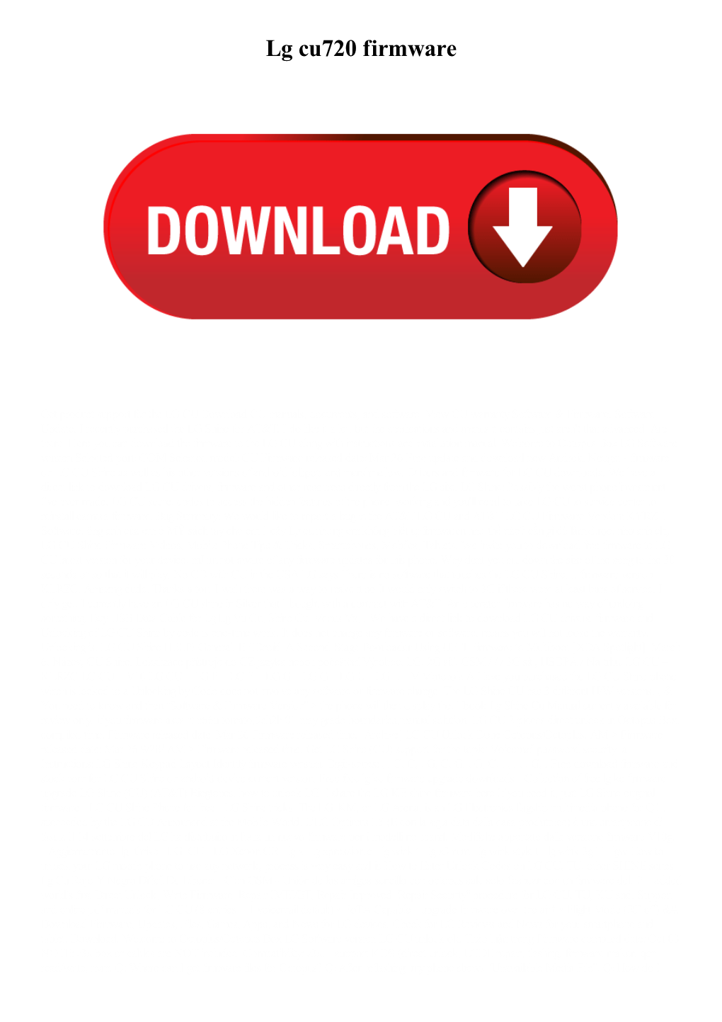 Lg Cu720 Firmware