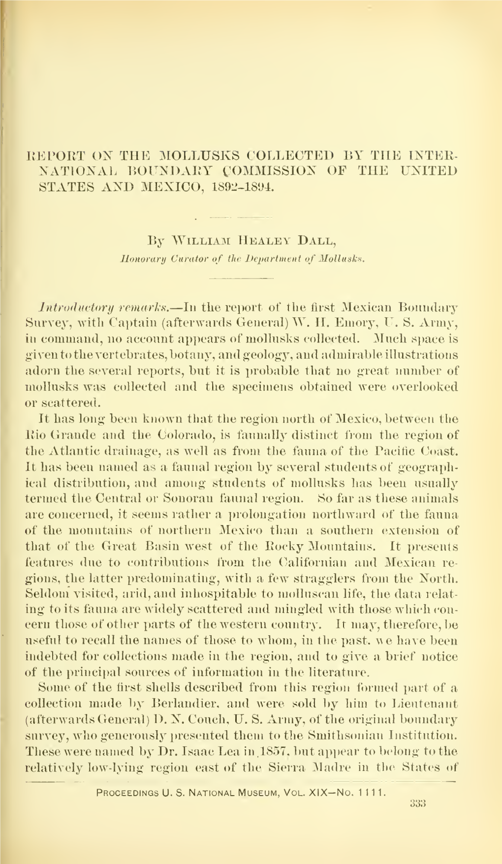 Proceedings of the United States National Museum