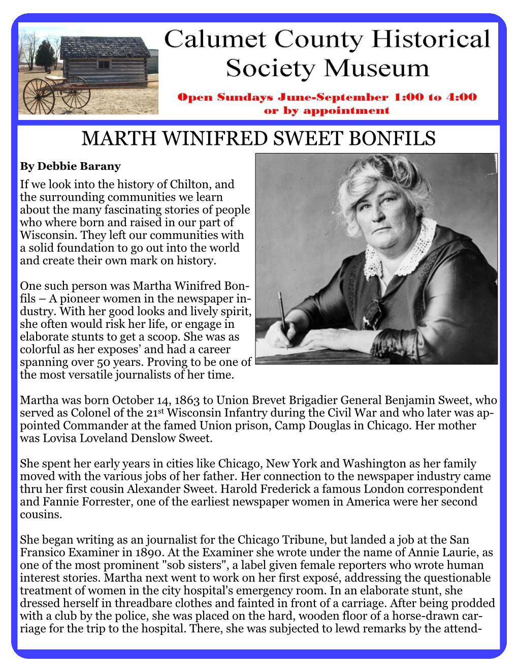 Marth Winifred Sweet Bonfils