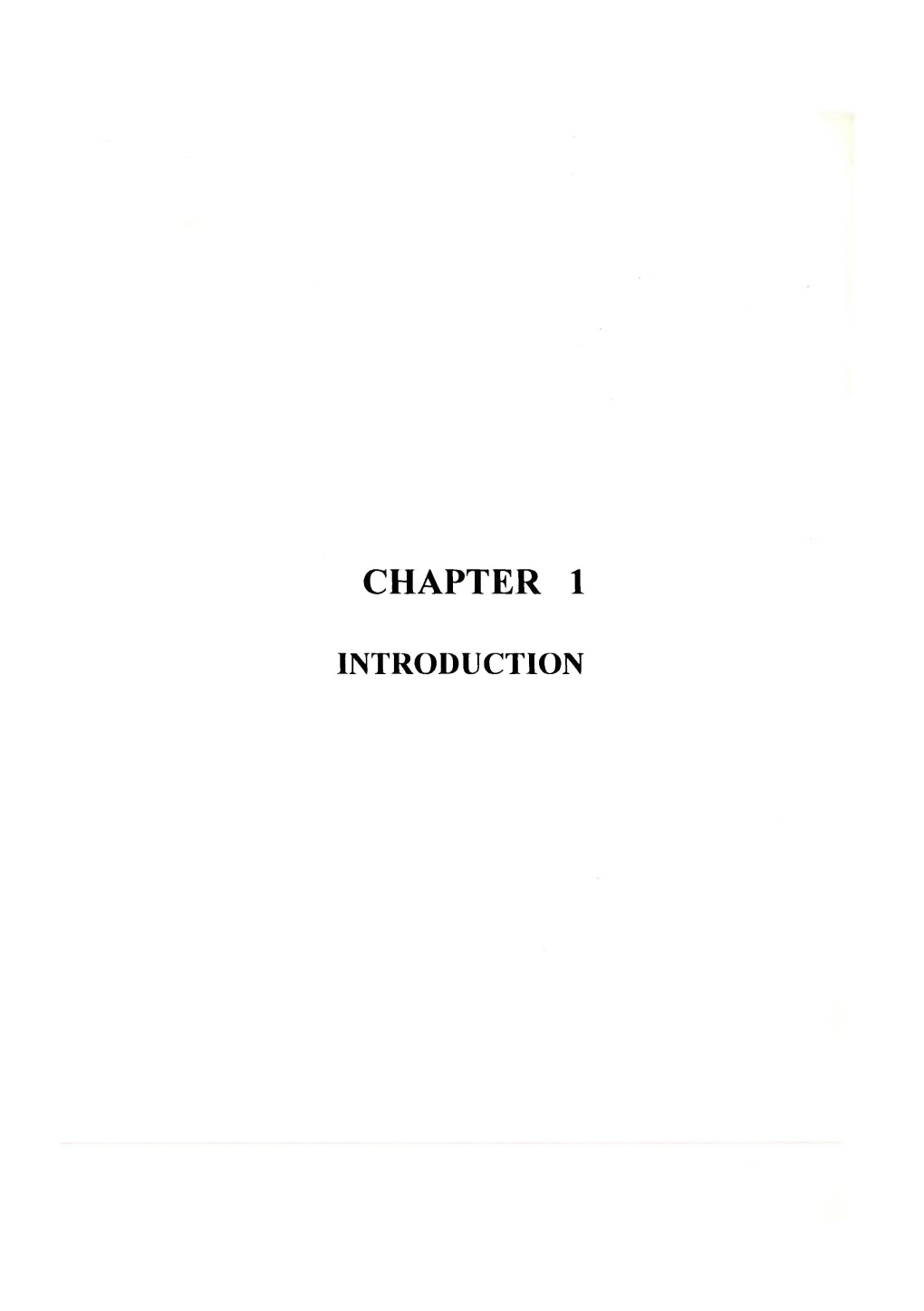 Chapter 1 Introduction Introduction