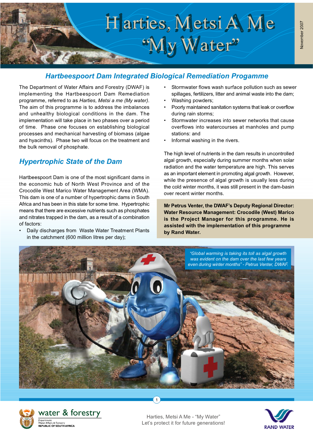 Hartbeespoort Dam Remediation Project