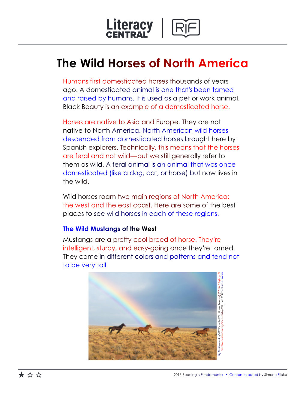 The Wild Horses of North America