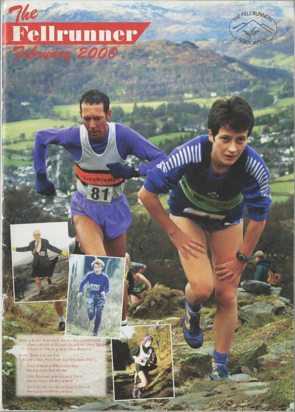 Jenny Rae Ofambleside Climbs the Fell Followed Closely by Mark Nutter