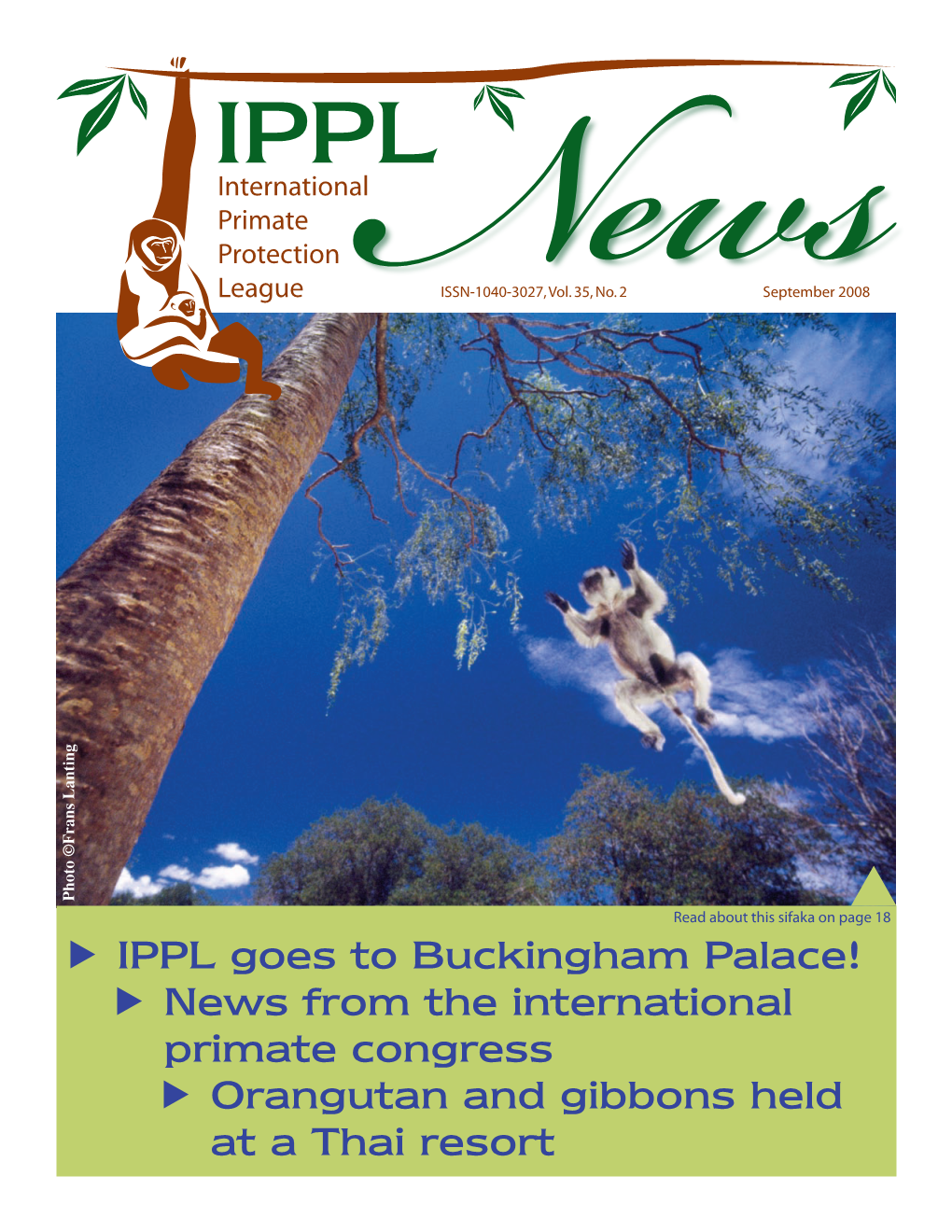 News from the International Primate Congress Orangutan and Gibbons Held at a Thai Resort