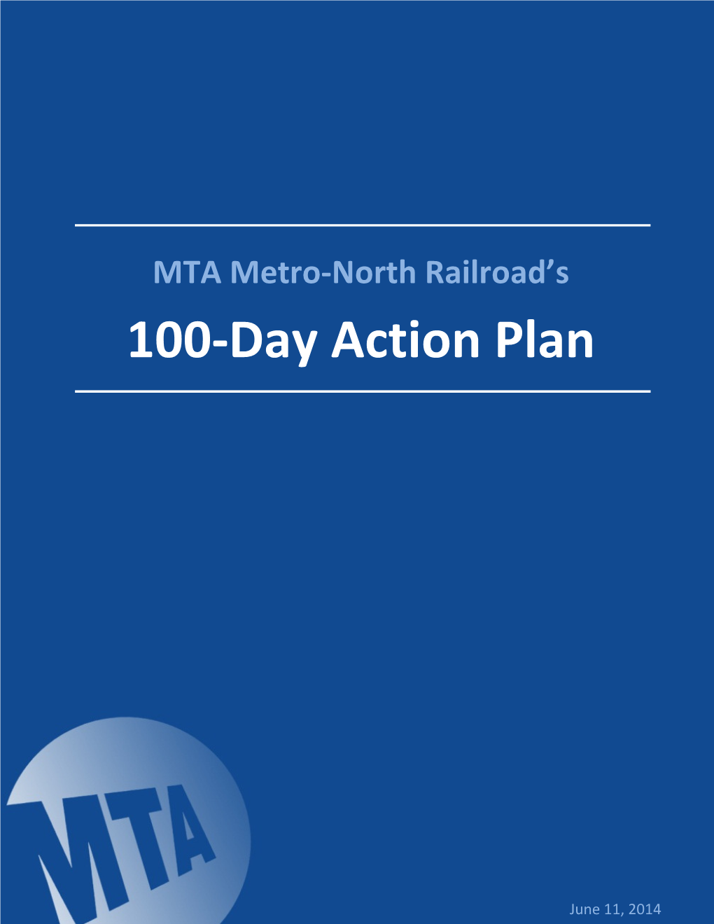 100-Day Action Plan
