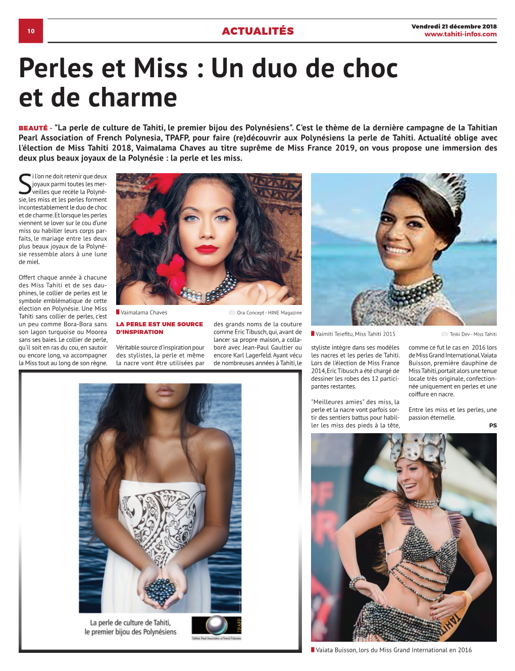 Perles Et Miss : Un Duo De Choc Et De Charme