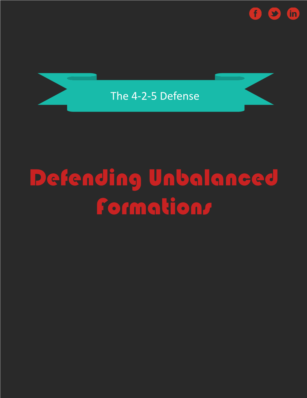 Defending Unbalanced Formations Recognition