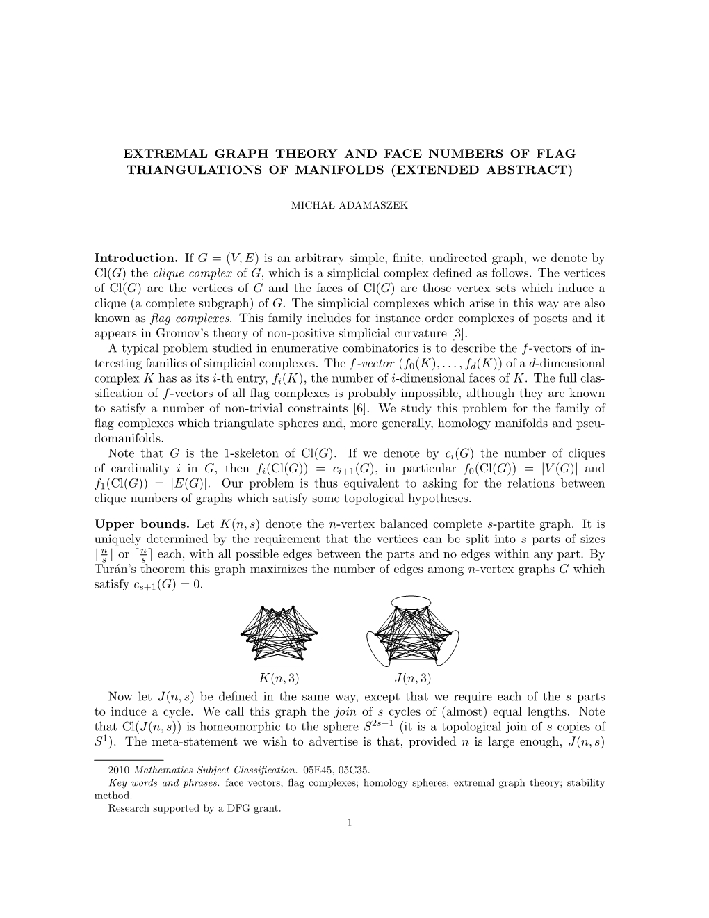 Extremal Graph Theory and Face Numbers of Flag Triangulations of Manifolds (Extended Abstract)