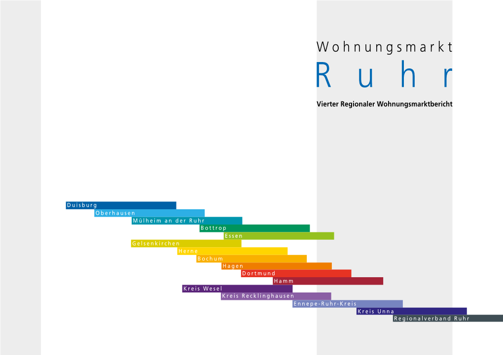 Wohnungsmarkt Ruhr Vierter Regionaler Wohnungsmarktbericht