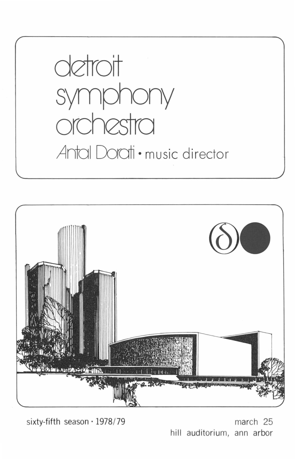 Detroit Symphony Orchestra Antol Dod · Music Director