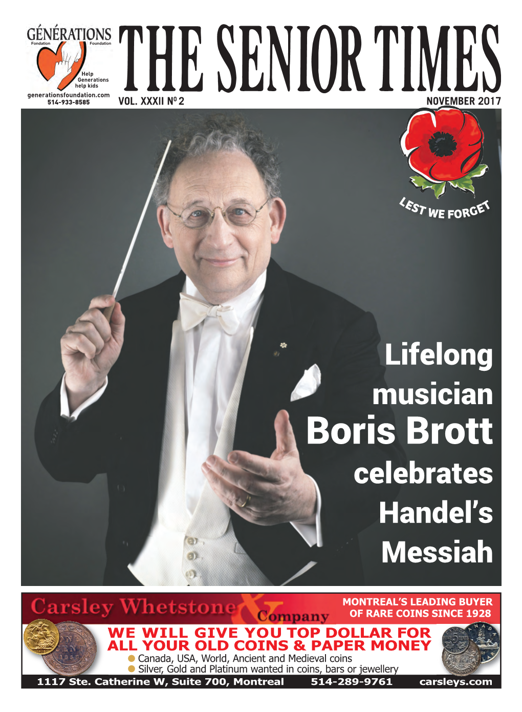 Boris Brott Celebrates Handel’S Messiah