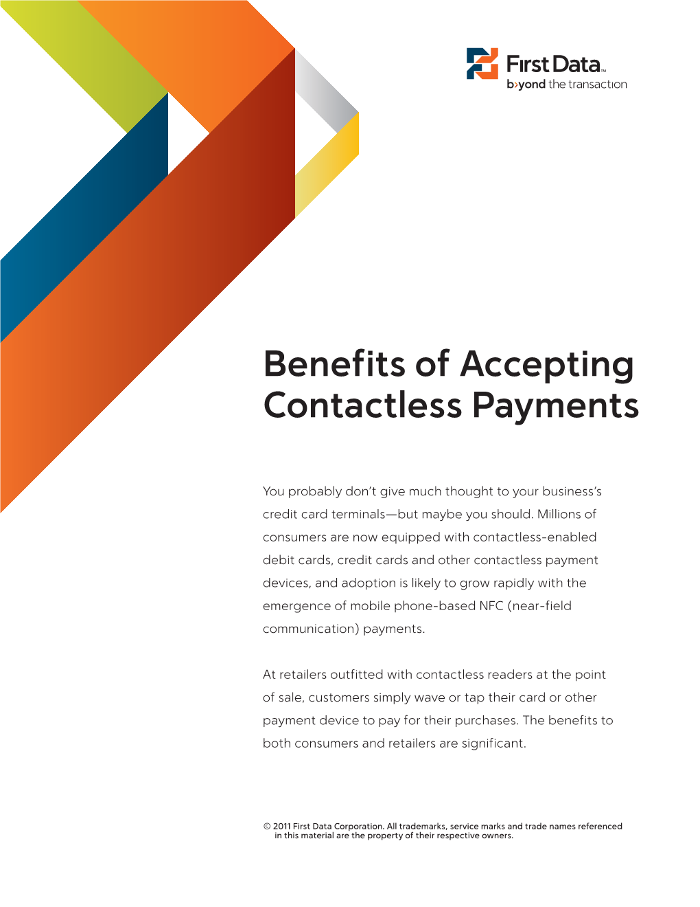 Benefits of Accepting Contactless Payments
