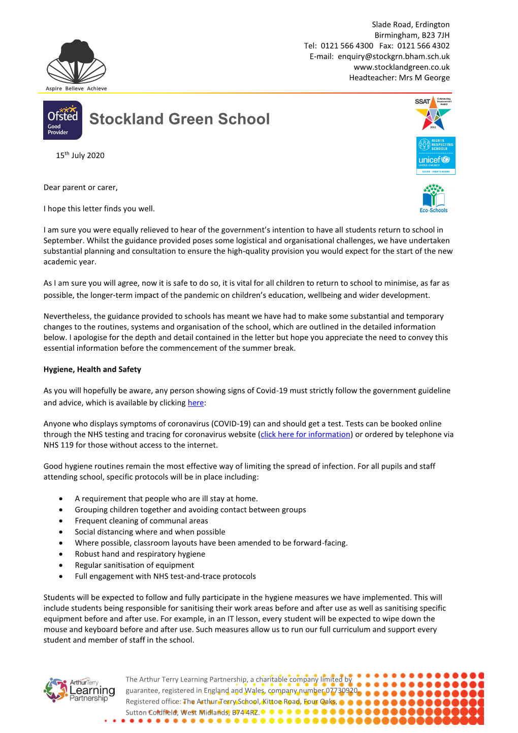 Stockland Green School