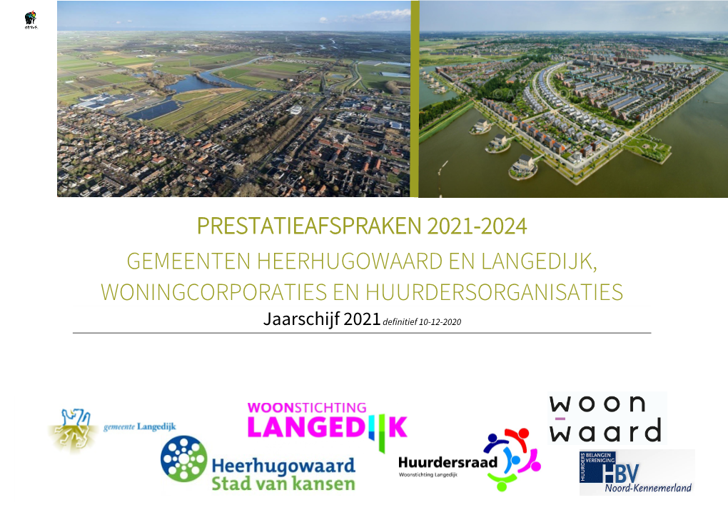 Prestatieafspraken Heerhugowaard En Langedijk 2021-2024