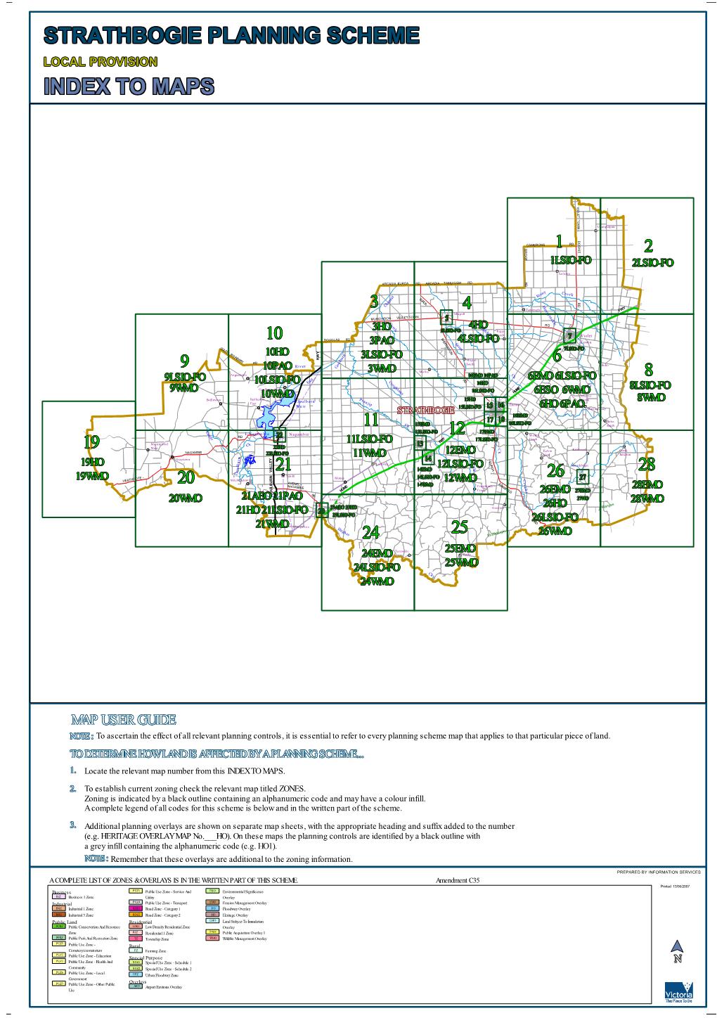 Strathbogie Planning Scheme Strathbogie Planning