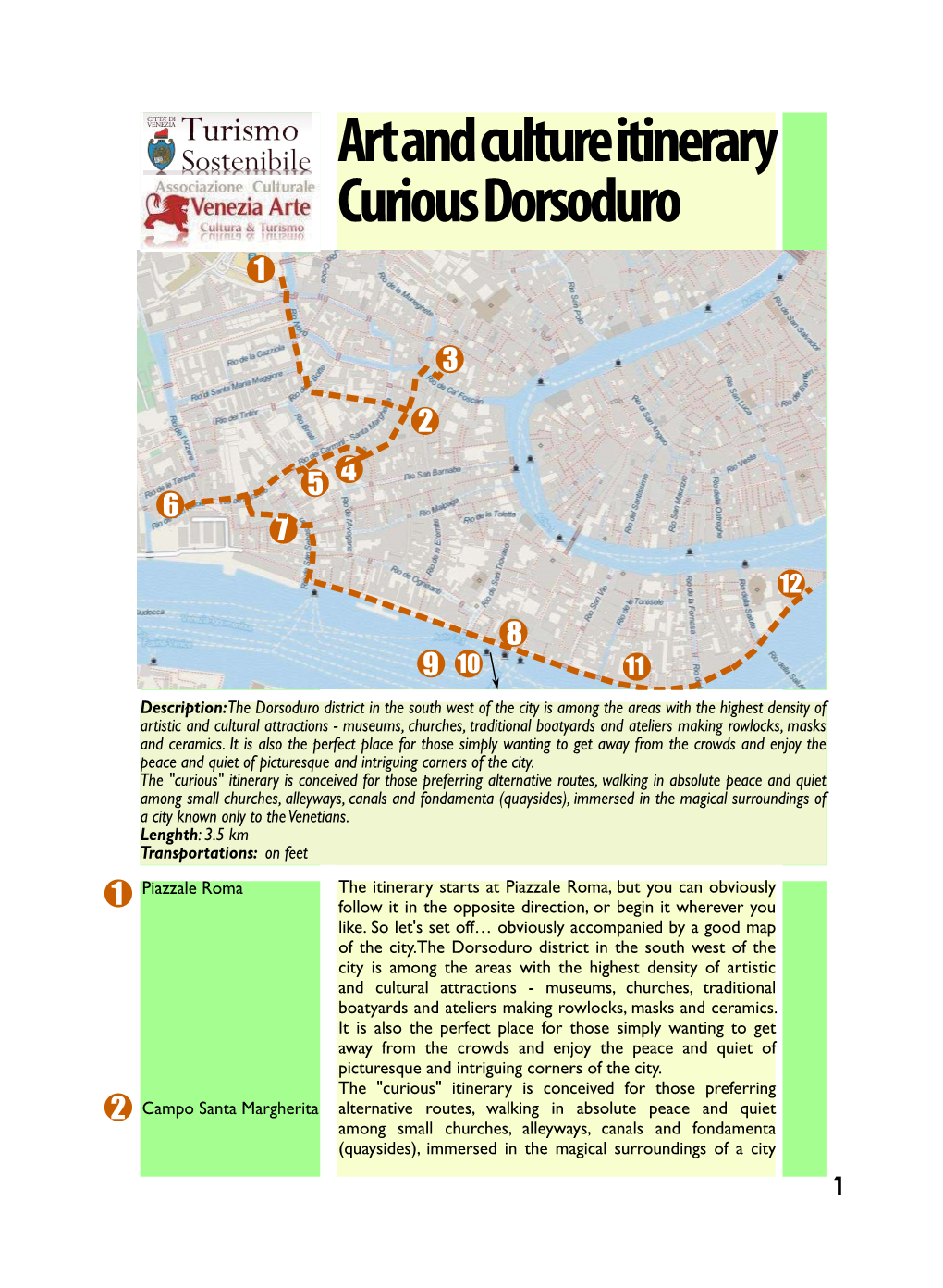 Art and Culture Itinerary Curious Dorsoduro