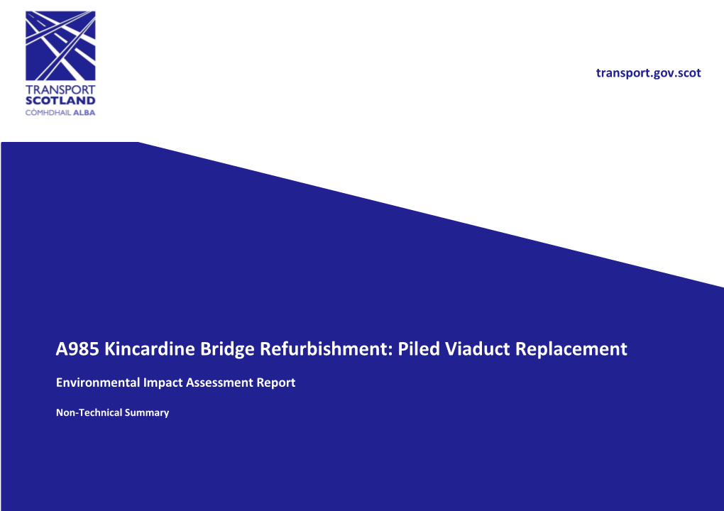 A985 Kincardine Bridge Refurbishment: Piled Viaduct Replacement
