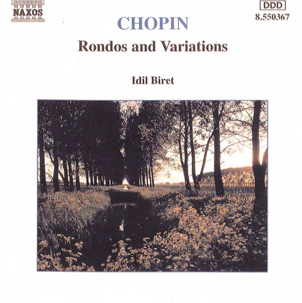 CHOPIN Rondos and Variations