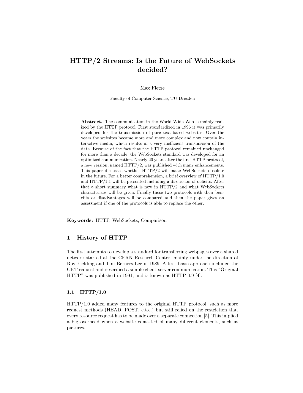 HTTP/2 Streams: Is the Future of Websockets Decided?